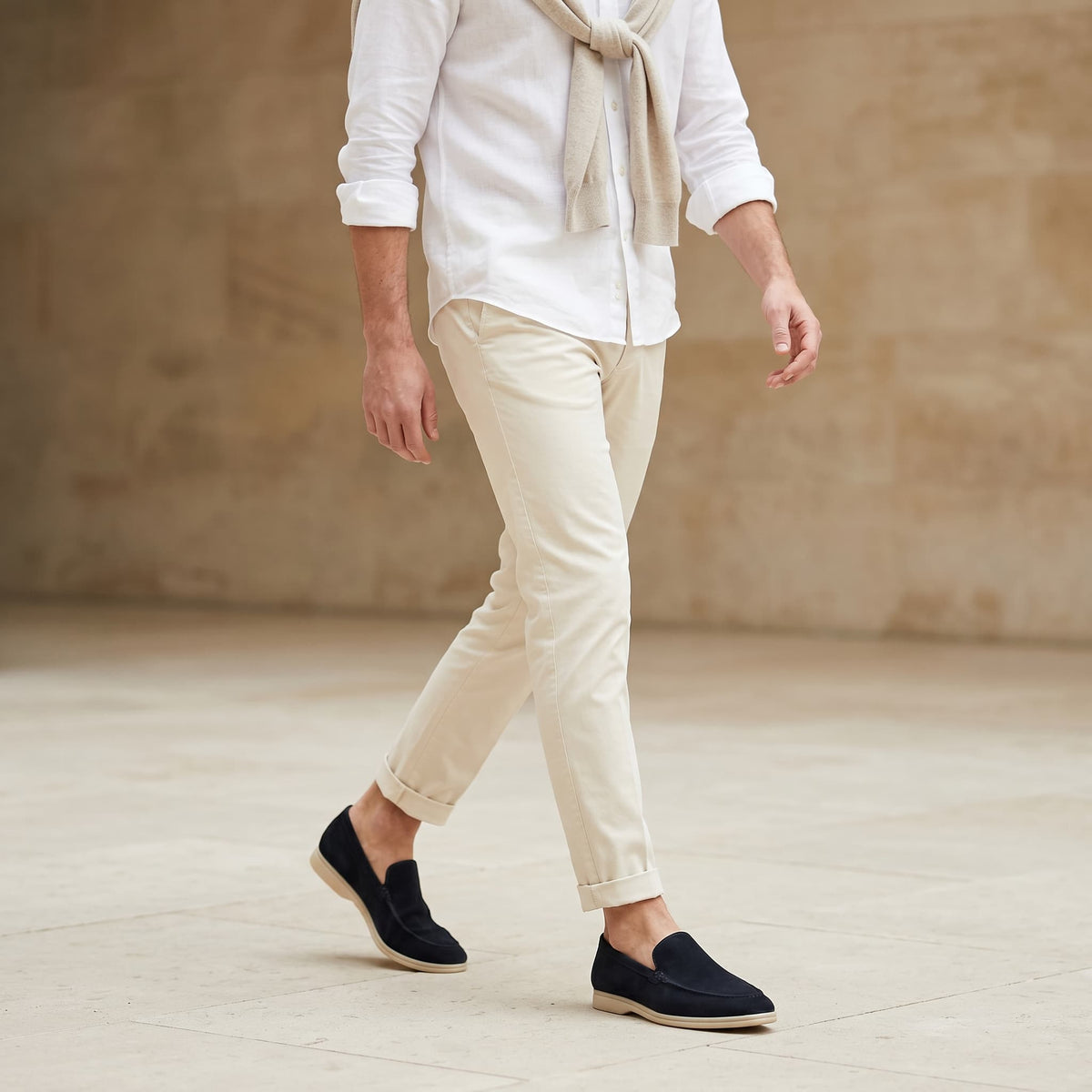 Suede Loafers