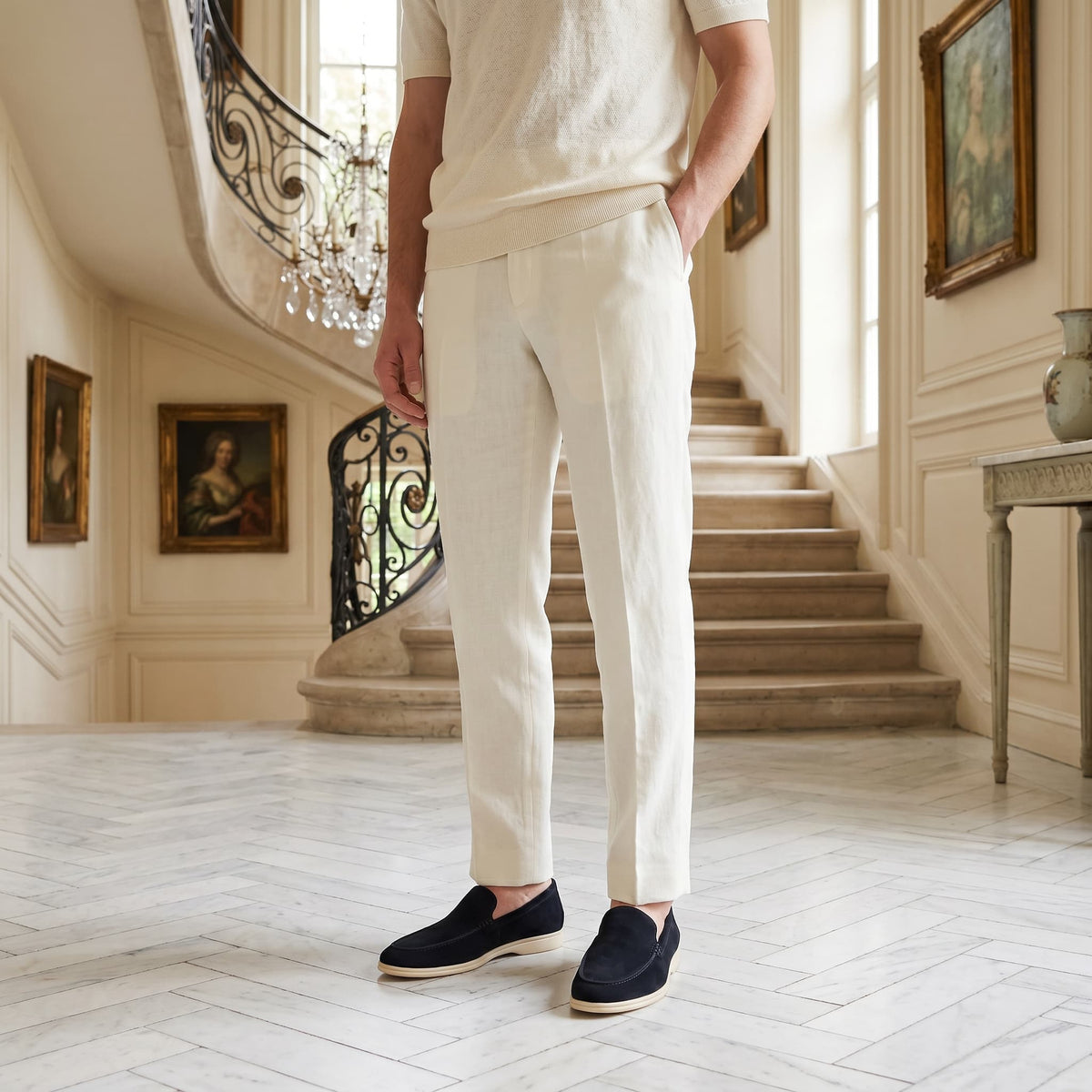 Suede Loafers