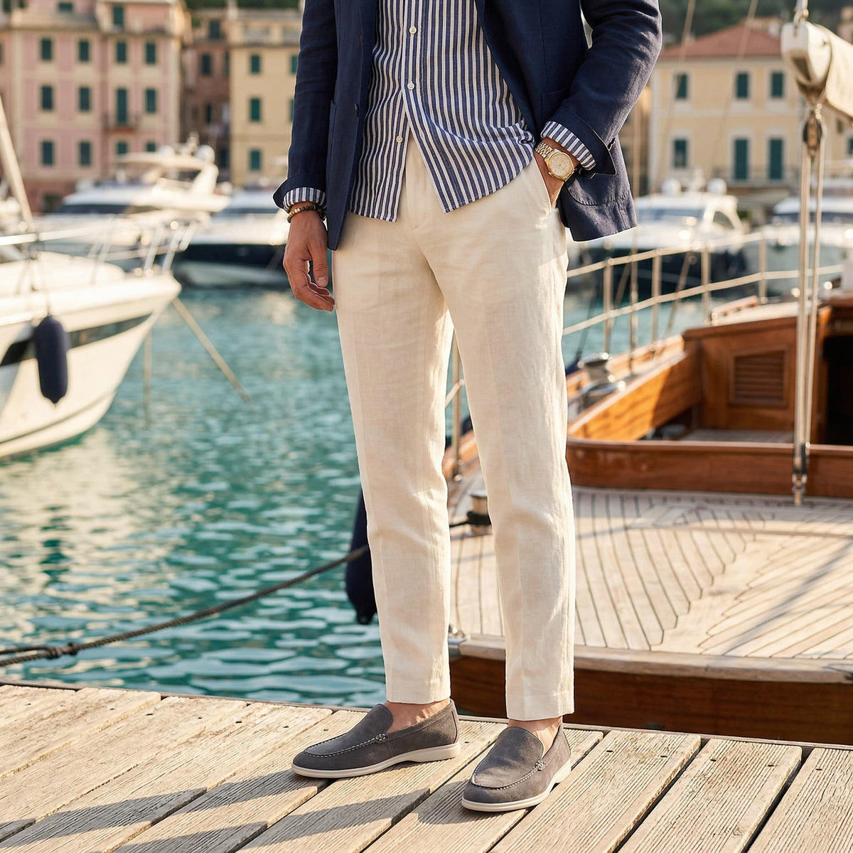 Suede Loafers