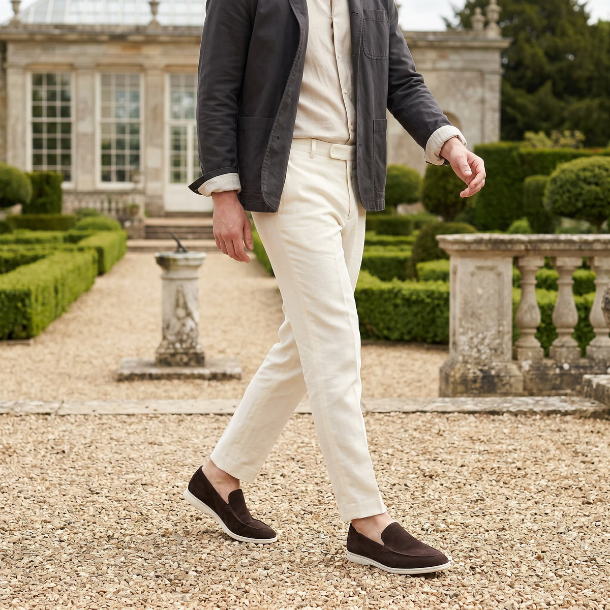 Suede Loafers