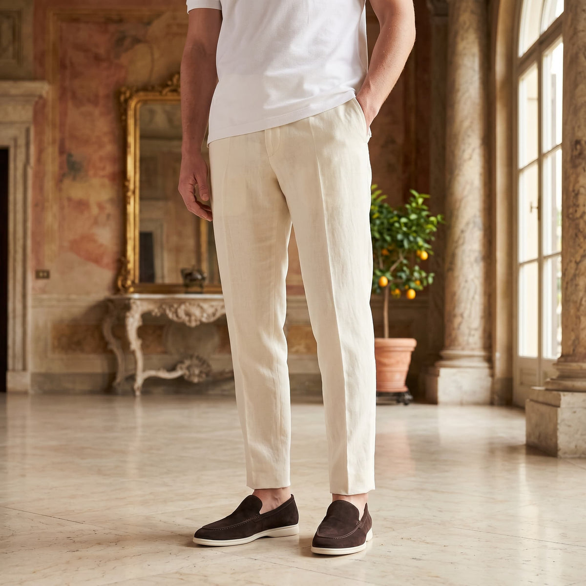 Suede Loafers