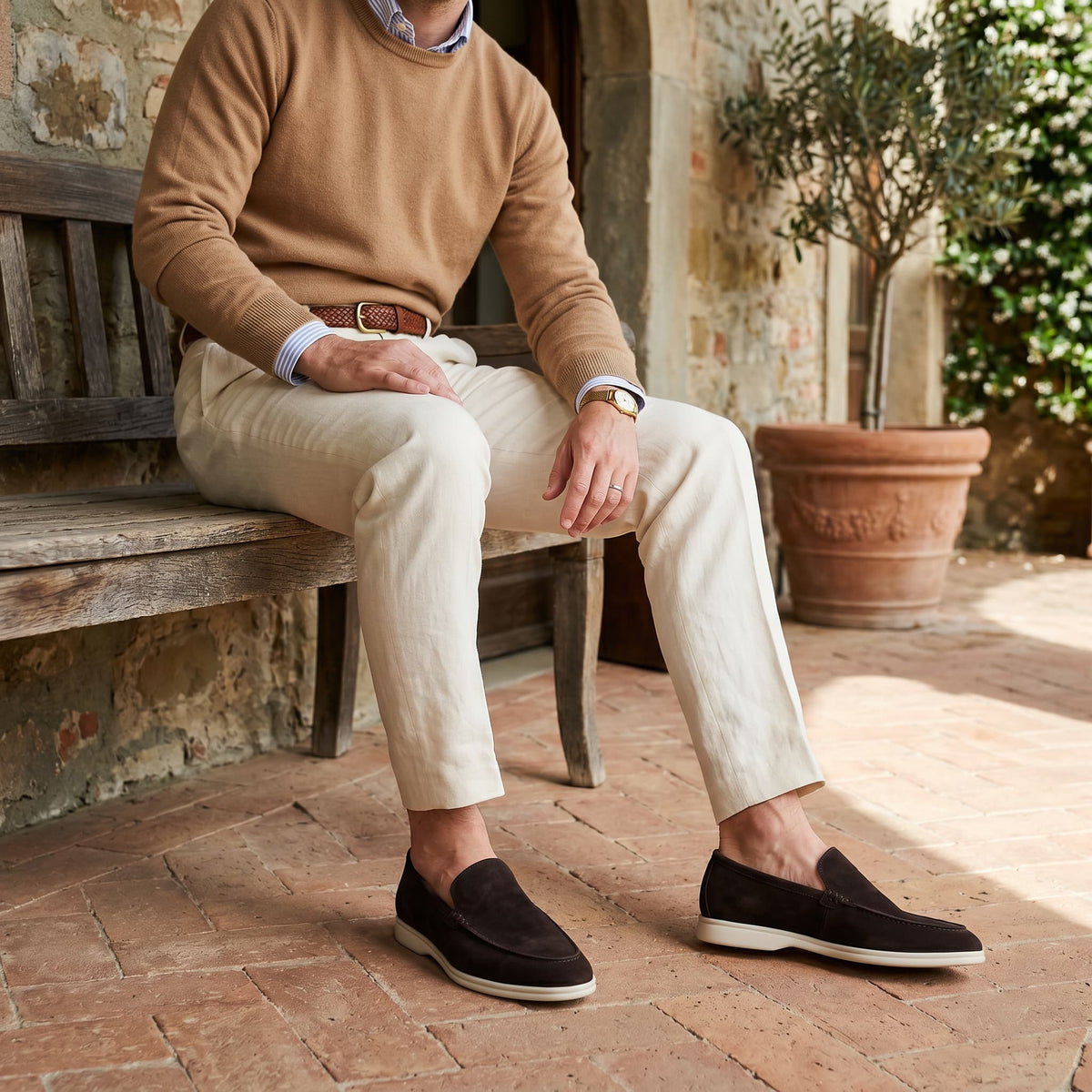 Suede Loafers