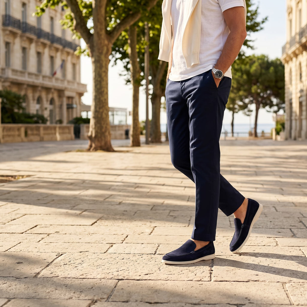 Suede Loafers