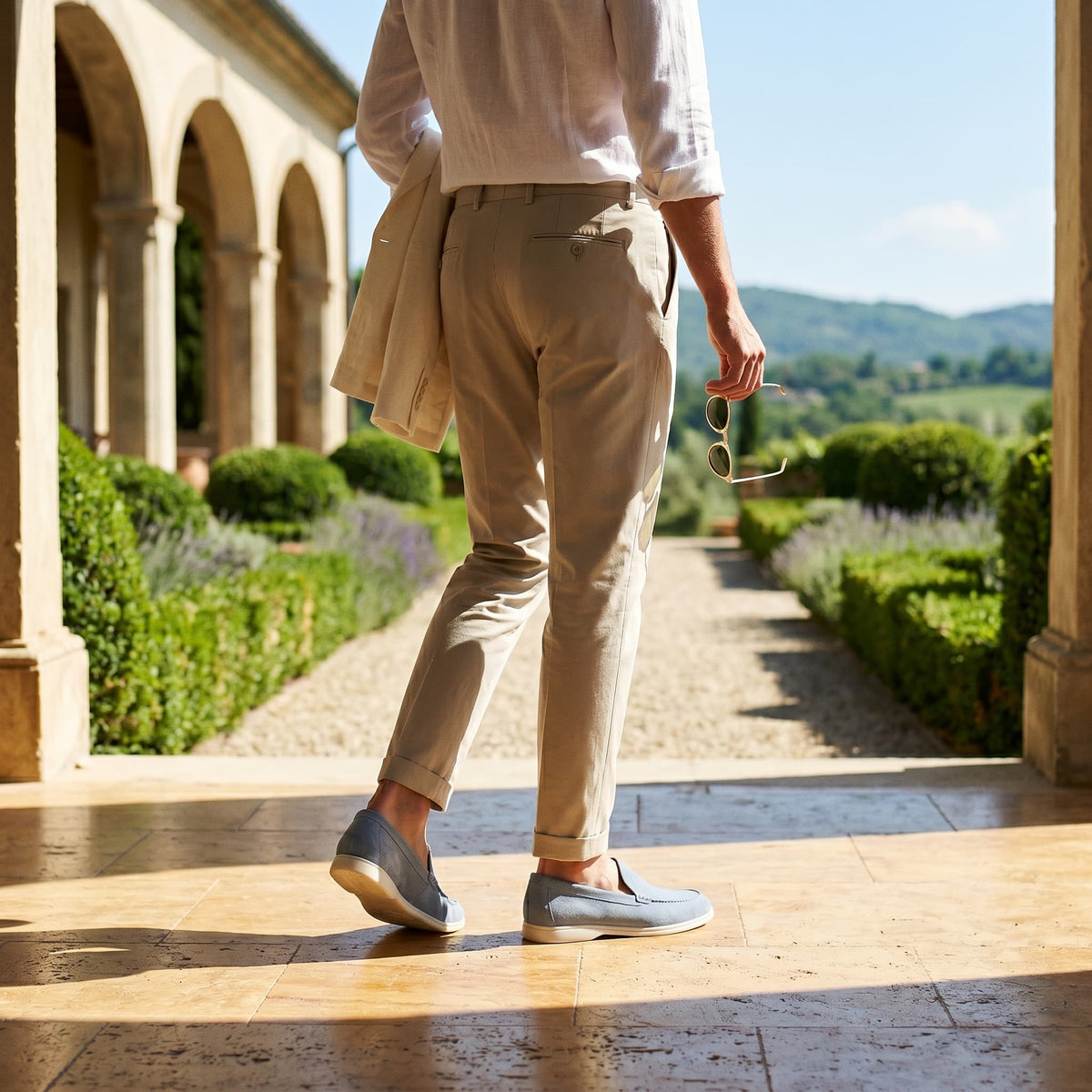 Suede Loafers
